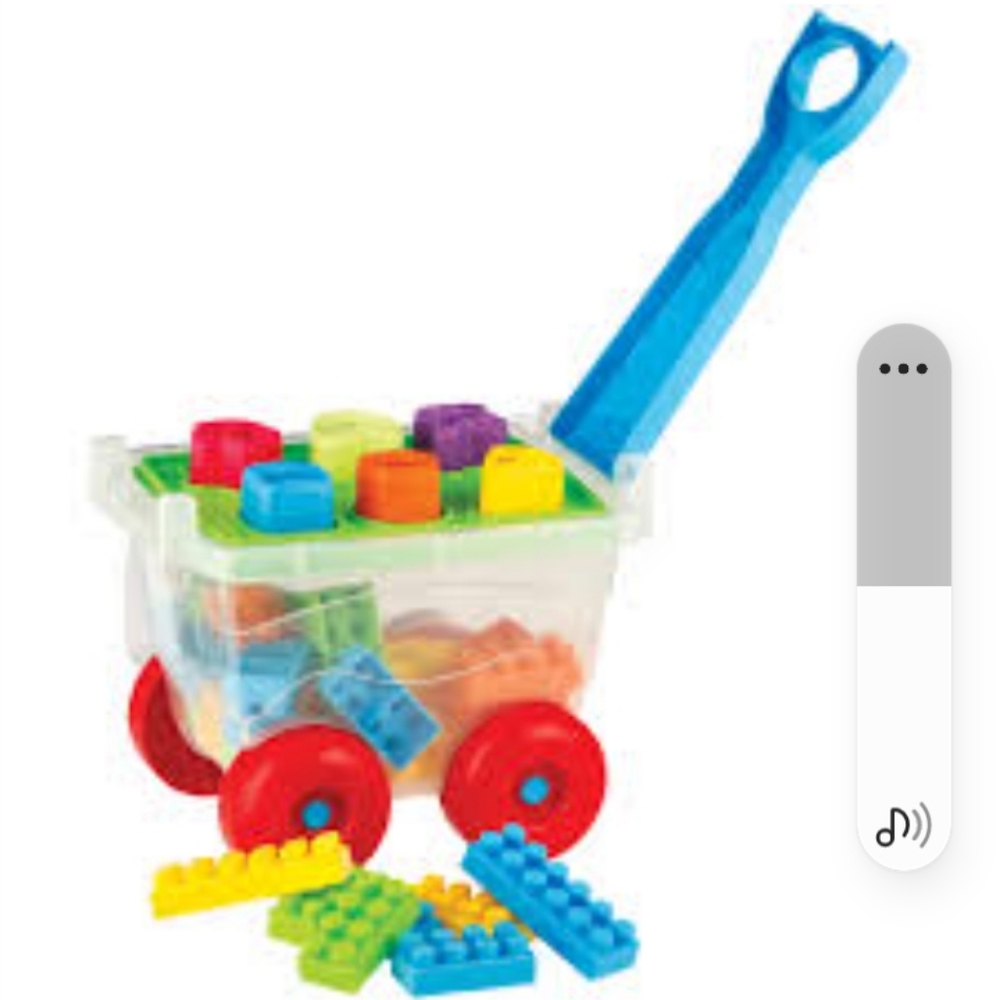 My first moments building block 45 pieces wagon 18 month